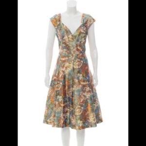 TRACY REESE Metallic Midi Dress Size: 6 | US